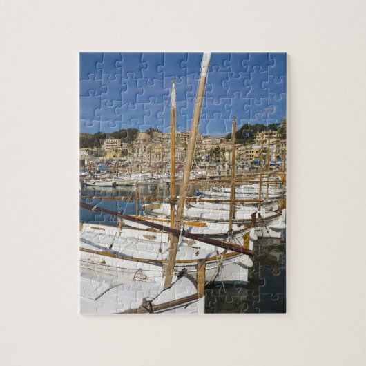 Marina, Port de Soller, westkust, Mallorca, Legpuzzel (Verticaal)