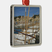Marina, Port de Soller, westkust, Mallorca, Metalen Ornament (Rechts)