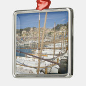 Marina, Port de Soller, westkust, Mallorca, Metalen Ornament (Links)