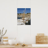 Marina, Port de Soller, Westkust, Mallorca, Poster (Keuken)