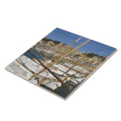 Marina, Port de Soller, Westkust, Mallorca, Tegeltje (Zijkant)