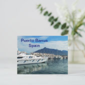 Marina, Puerto Banus, Spanje Briefkaart (Staand voorkant)