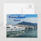 Marina, Puerto Banus, Spanje Briefkaart (Voorkant / Achterkant)