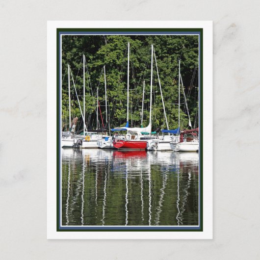 Marina Reflections Briefkaart (Voorkant)