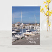 Marina Specialized 85th Birthday Kaart (Gele Bloem)