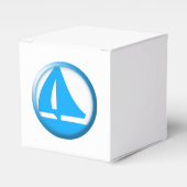 Marina Symbool - Zeilboot Bedankdoosjes (Voorkant Zijde)