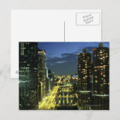 Marina Towers, Chicago River, Wacker Drive Briefkaart (Voorkant / Achterkant)