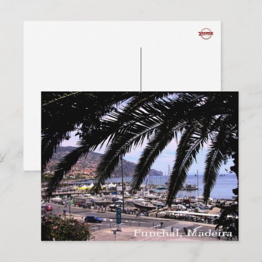 Marina uitzicht @ Funchal Briefkaart (Voorkant / Achterkant)