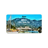 Marina Vallarta 0946 Adres  Etiket (Voorkant)