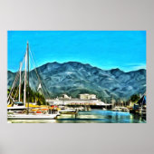 Marina Vallarta 0946 Art Print (Voorkant)
