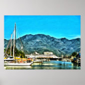 Marina Vallarta 0946 Art Print (Voorkant)