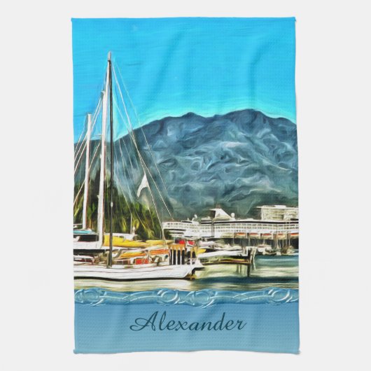 Marina Vallarta 0946 Theedoek (Verticaal)