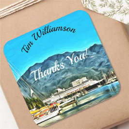 Marina Vallarta 0946 Vierkante Sticker