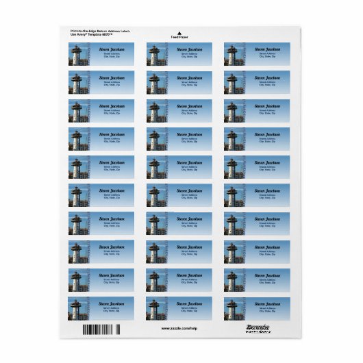 Marina Vallarta 0948 Adres Etiket (Full Sheet)