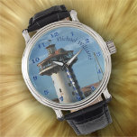 Marina Vallarta 0948 Horloge<br><div class="desc">Schilderij "Marina Vallarta 0948" Collectie De Mannen Vintage Leather Watch is een groot horloge dat nooit uit de mode raakt. Met een kwartsbeweging met drie handen en een echte lederen band, is de klassieke look van dit horloge geweldig voor zowel formele als leuke gelegenheden. Pas het gezicht aan om een...</div>