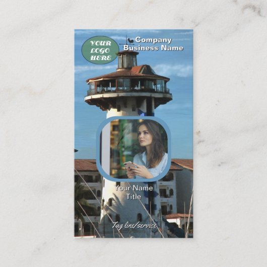 Marina Vallarta 0948 QR-code Visitekaartje (Voorkant)