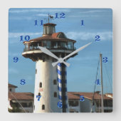 Marina Vallarta 0948 Vierkante Klok (Voorkant)