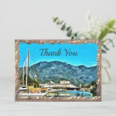 Marina Vallarta Dank u wel 0946 Bedankkaart (Staand voorkant)