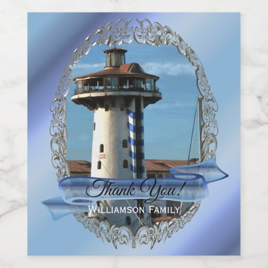 Marina Vallarta Dank u wel 0948 Wijn Etiket (Enkel label)