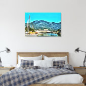 Marina Vallarta Kust Mexico 0946 Kunst Canvas Afdruk (Insitu (Slaapkamer))