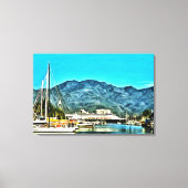 Marina Vallarta Kust Mexico 0946 Kunst Canvas Afdruk (Voorkant)