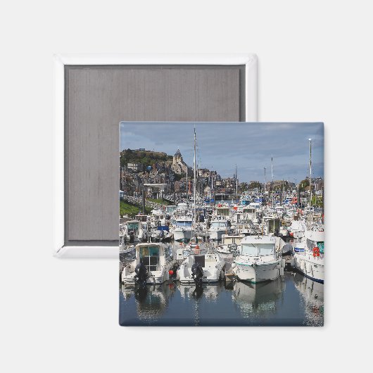 Marina van Le Tréport in Frankrijk Magneet (Voorkant / Achterkant)
