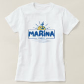 Marina Vibes Nautilus Anker T-shirt (Design voorkant)