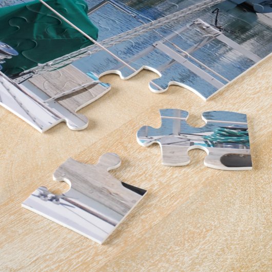 Marina zeilboten legpuzzel (Zijkant)