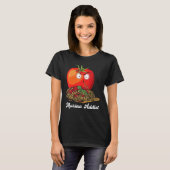 Marinara Addict Sauce  Italian Chef Jokes T-shirt (Voorkant volledig)