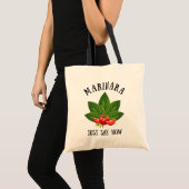 Marinara Just Say Now Italië Basilicumbladeren Tom Tote Bag (Voorkant (product))