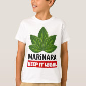 Marinara Keep it Legal Basil Leaves T-shirt (Voorkant)