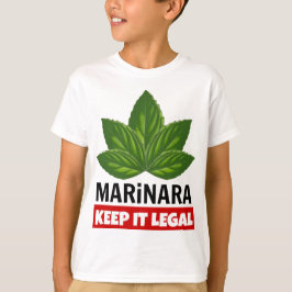 Marinara Keep it Legal Basil Leaves T-shirt