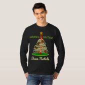 Marinara Kerstmis Buon Natale Spaghetti Tree T-shirt (Voorkant volledig)