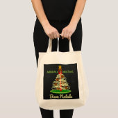 Marinara Kerstmis Buon Natale Spaghetti Tree Tote Bag (Voorkant (product))