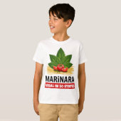 Marinara Legal in 50 staten Basil Tomato Spaghetti T-shirt (Voorkant volledig)
