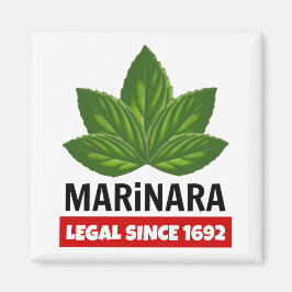 Marinara Legal sinds 1692 Basil Leaves Magneet