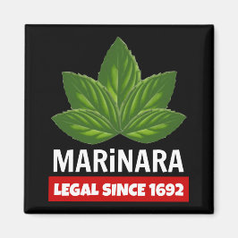 Marinara Legal sinds 1692 Basil Leaves Magneet