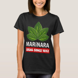 Marinara Legal sinds 1692 Basil Leaves T-shirt