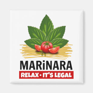 Marinara Relax Het is de juridische Basil Tomaten Magneet