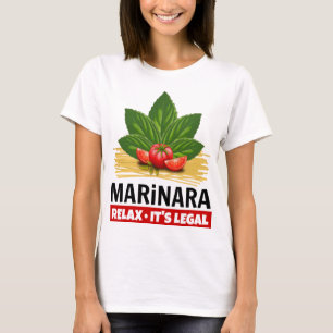 Marinara Relax Het is de juridische Basil Tomaten T-shirt