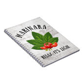 Marinara Relax Het is de legale Basil Tomato Food  Notitieboek (Rechterzijde)