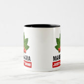 Marinara zegt nu dat Basil tomaten achterlaat Tweekleurige Koffiemok (Center)