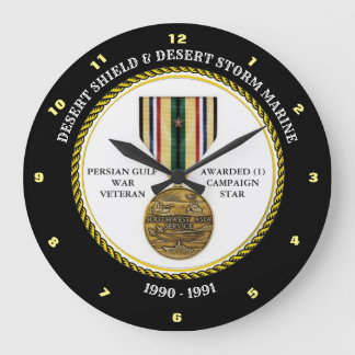 MARINE 1 STAR / DESERT SHIELD & STORM GROTE KLOK