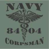 Marine 8404 OD Sticker (Voorkant)