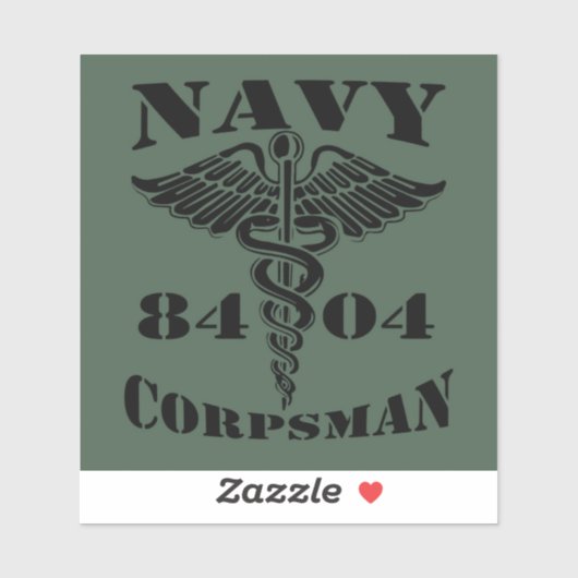 Marine 8404 OD Sticker (Vel)