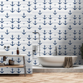 Marine Anker Golf Nautisch Behang