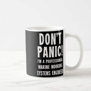Marine anker systemen ingenieur koffiemok