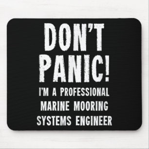 Marine anker systemen ingenieur muismat