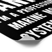 Marine anker systemen ingenieur poster (Hoek)