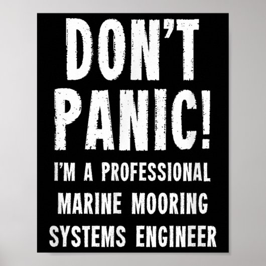 Marine anker systemen ingenieur poster (Voorkant)